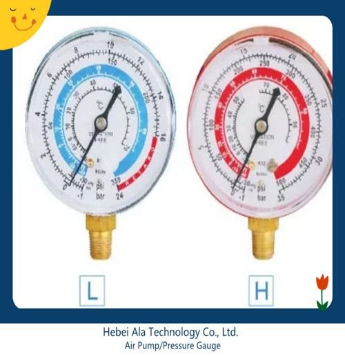 Shock proof pressure gauge supplier high & low
