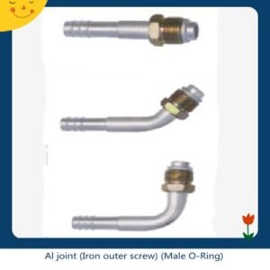 Al joint (Iron outer screw) (Male O-Ring)