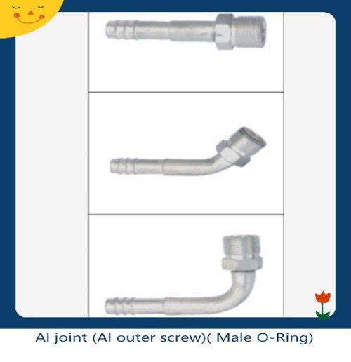 Al joint (Iron outer screw) (Male O-Ring)
