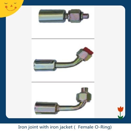 Iron joint with iron jacket (Female O-Ring)