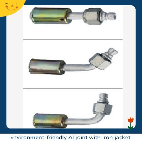 Environment-friendly Al joint with iron jacket( Female O-Ring)