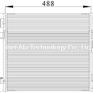 Dodge Auto A/C Condensers OEM 68003971AA / AC