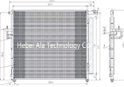 Auto A/C Condensers China Supplier Ford AB3919710AA, 5139233, UC9M61480, 940266