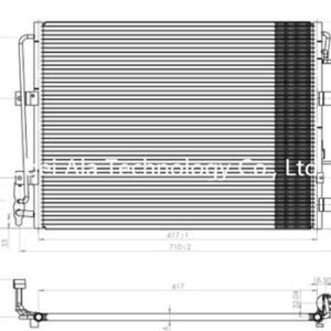 Auto A/C Condensers China Wholesale JRB500250,LR018405,LR015556 Ford