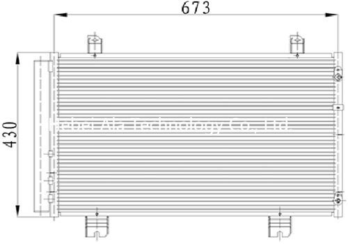 Toyota OEM 8846050200, 8846050201 Auto A/C Condensers Supplier