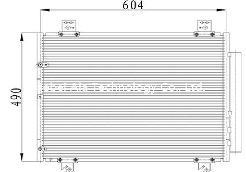 Toyota OEM 8845026120 Auto A/C Condensers Supply