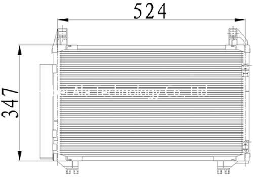 Toyota OEM 88460-52130 Auto A/C Condensers Supply