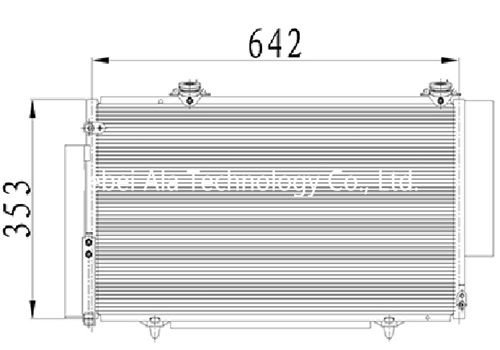 Toyota OEM 8845052231 Auto A/C Condensers Manufacturer