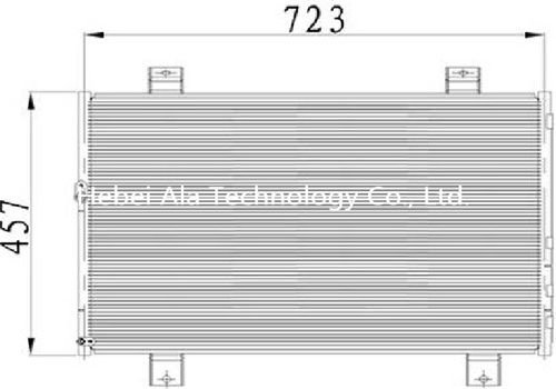 Toyota OEM 8846047100 Auto A/C Condensers Supplier