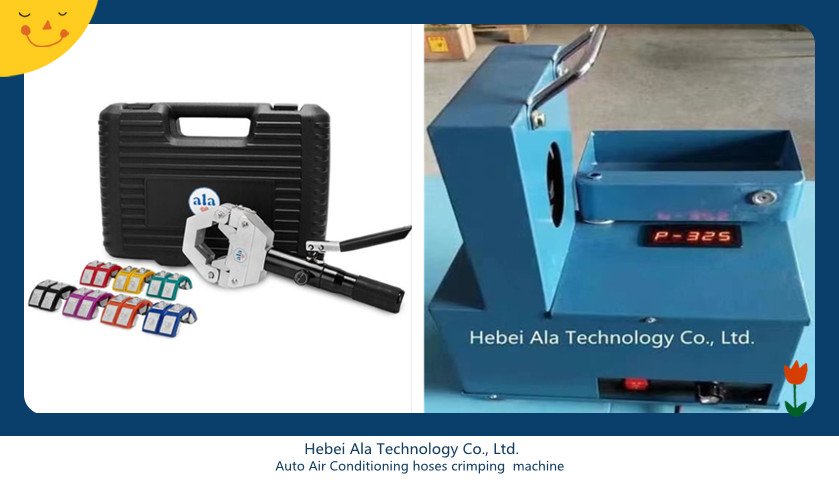 Auto Air Conditioning hoses crimping machine