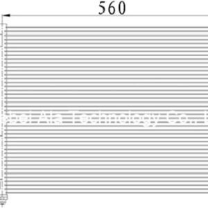 Chevrolet Automotive A/C Condenser Services OEM 96203 500 055489 / 96834083 / 96539634