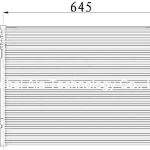 Chrysler Car A/C Condenser Supplier OEM 04677782AA / 4677782AA / 4677789AA / 7B0317019