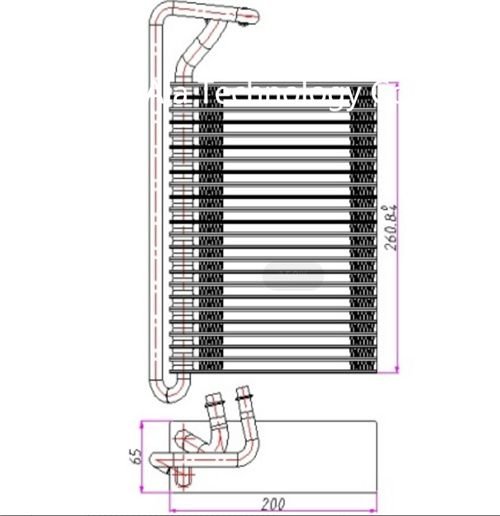 Auto AC Evaporator Supply BMW OEM 64118384251, 64119135744