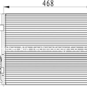 FIAT Car A/C Condensers Supply OEM 46766594 / 46459888