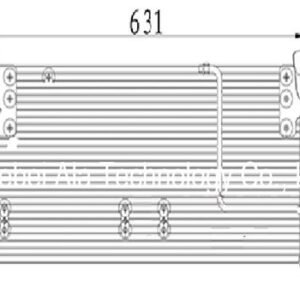 OPEL Automobile A/C Condensers Distributors OEM 1618046 / 90508174 / 1618108 / 90511659