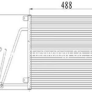 OPEL Automobile A/C Condensers Distributors OEM 52484309 / 52484484 / 1850061