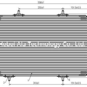 Peugeot & Citroen OEM EK HF HG 9650894080 9683489580, 9683562980 Auto A/C Condensers