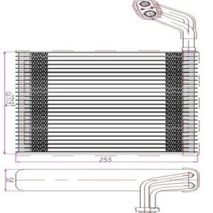 Aftermarket Car Air Conditioning Evaporator Coil Honda ACCOND 80211SDAA01