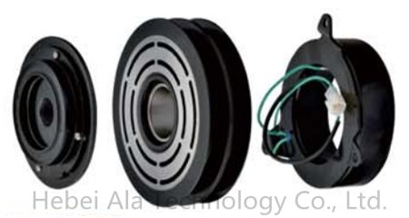 Car Make: BUS Toyota Coaster Belt Groove Type Number: 2B Pulley Outer Diameter: 167mm Compressor No: 10P30C Rated Voltage: 24V Bearing Size: 457532